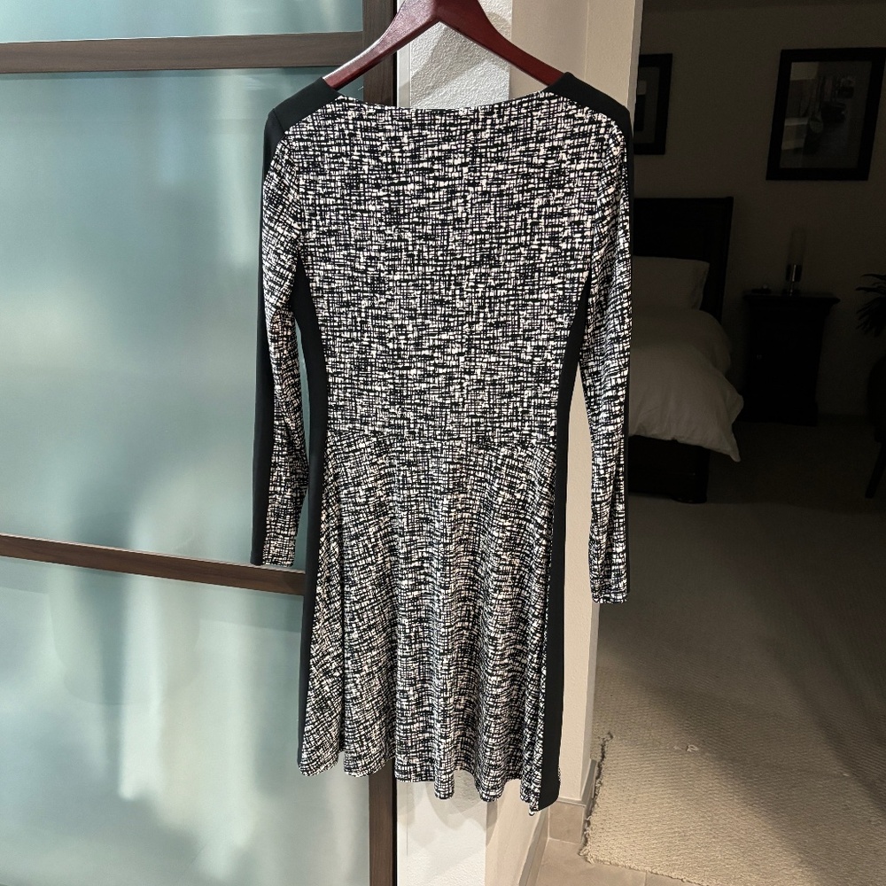 RALPH LAUREN Shift Dress - Black/White  Size 8 - Picture 5 of 10